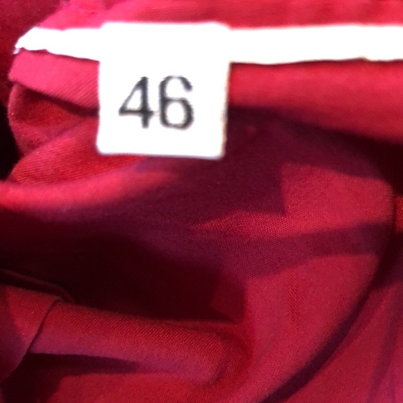 Dolce & Gabbana red short sleeve button front shirt - Picture 7 of 7